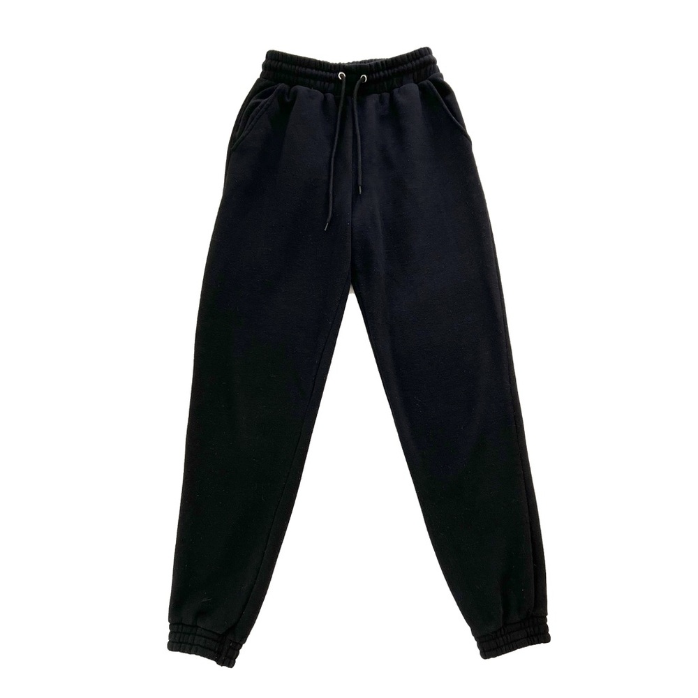 black jogger sweatpants